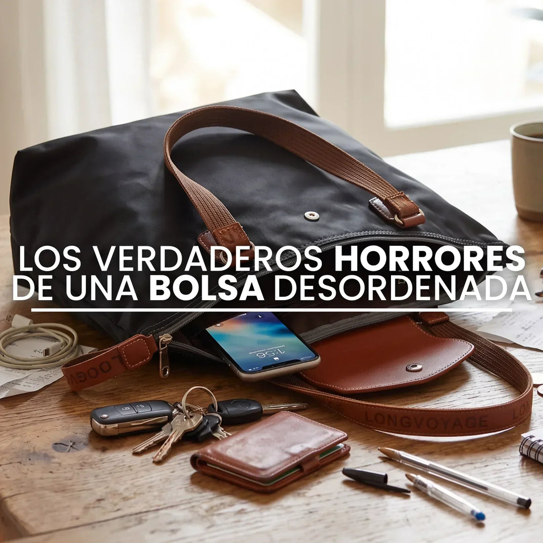 Los verdaderos "horrores" dentro de una bolsa desorganizada | Longvoyage