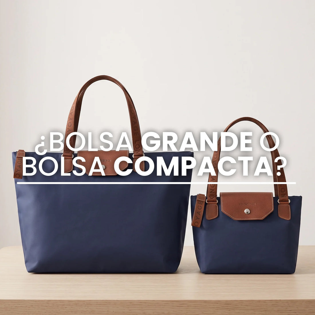 ¿Bolsa grande o bolsa compacta? Cómo elegir la ideal para su estilo de vida | Longvoyage